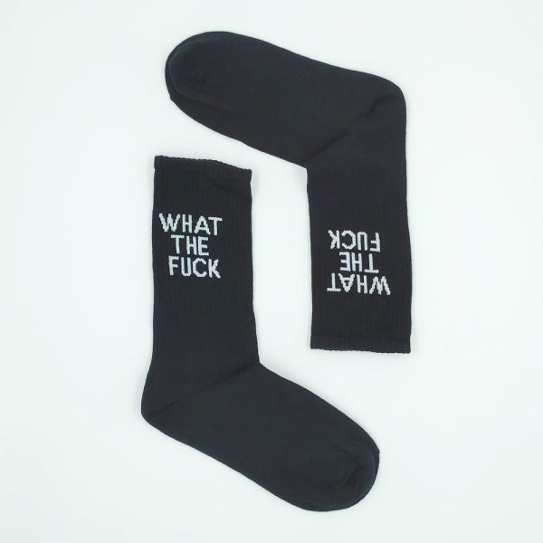 Κάλτσα ψηλή UNISEX – WHAT THE FUCK