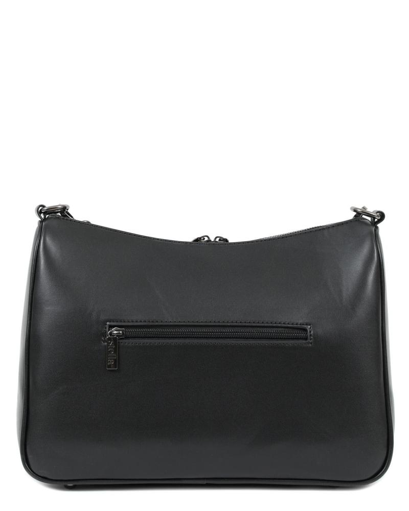 Γυναικεία τσάντα ώμου μαύρη