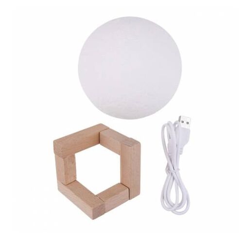 Φωτιστικό Φεγγάρι 3D Moon Lamp Επαναφορτιζόμενο