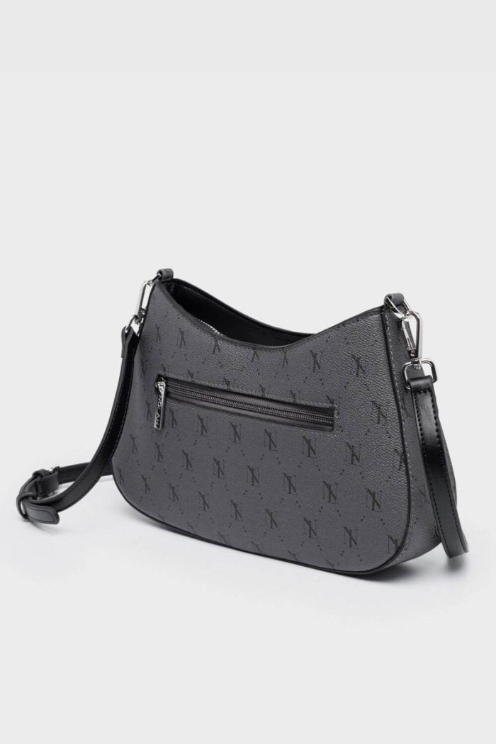Nolah Τσάντα Britany Grey Black Silver
