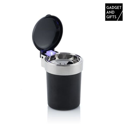 Σταχτοδοχείο με καπάκι και led για το Αυτοκίνητο.