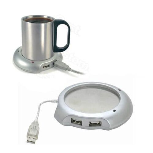 USB Cup Warmer με USB Hub 4 θυρών