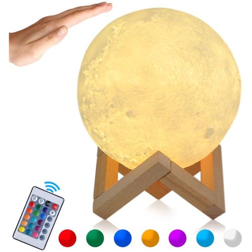 Φωτιστικό Φεγγάρι 3D Moon Lamp Επαναφορτιζόμενο