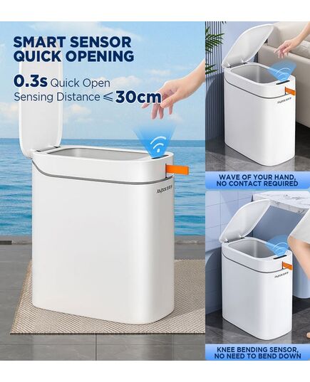 Κάδος απορριμμάτων μπάνιου με αυτόματο αισθητήρα κίνησης