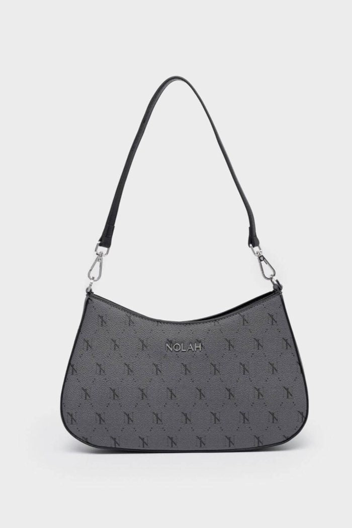 Nolah Τσάντα Britany Grey Black Silver