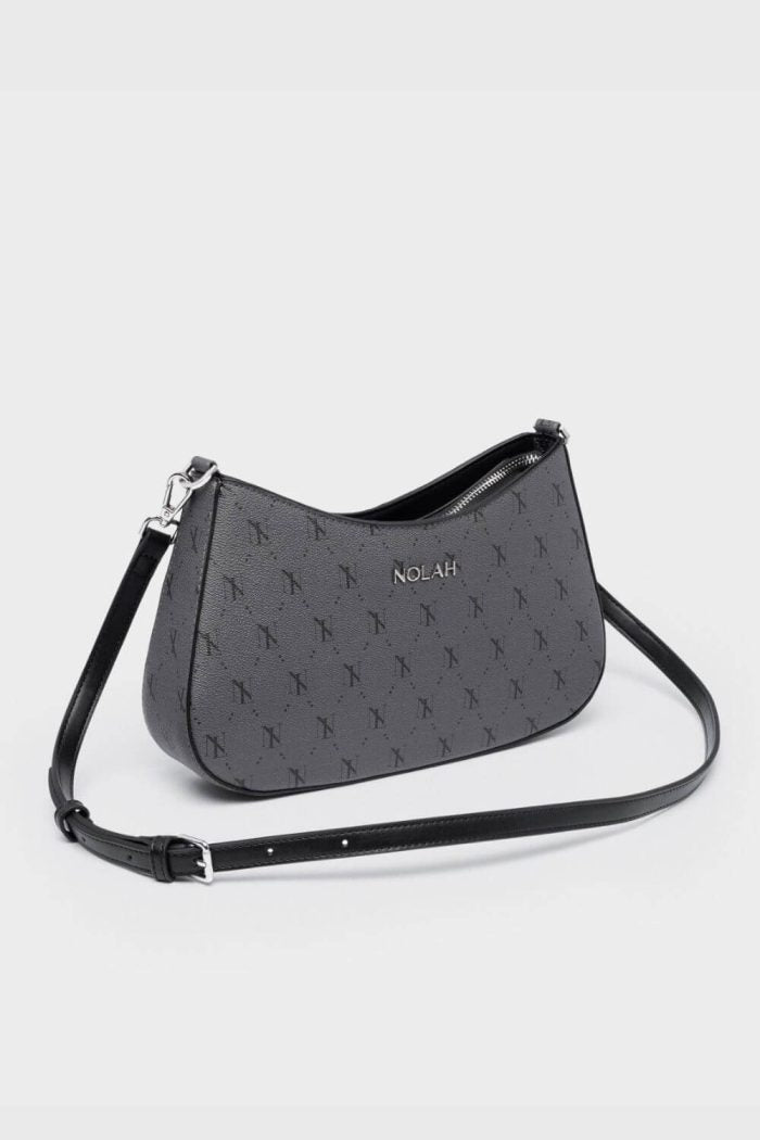 Nolah Τσάντα Britany Grey Black Silver